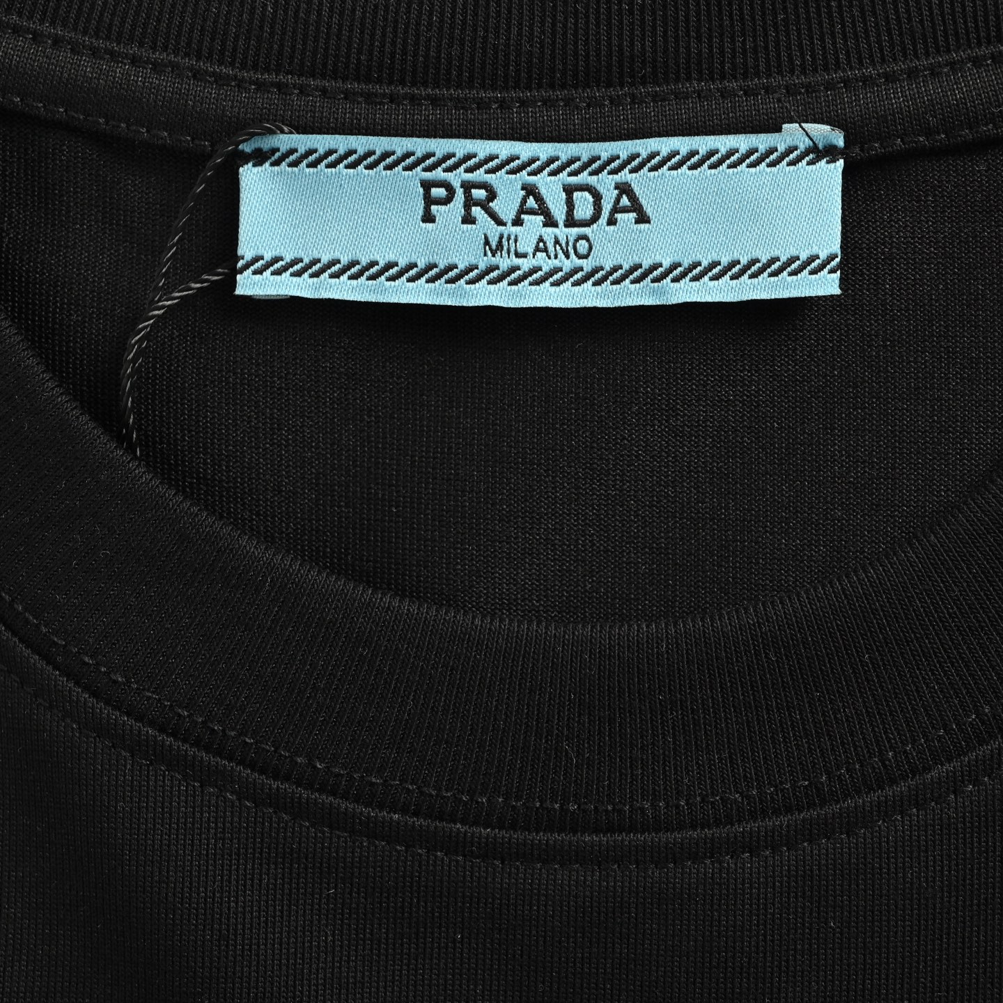 Prada 25ss large logo signature letter print short sleeve