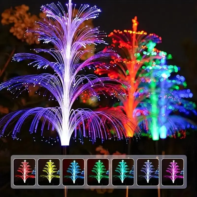 💥ON SALE💥Solar Christmas Decorations Trees Lights Outdoor Waterproof🎄✨