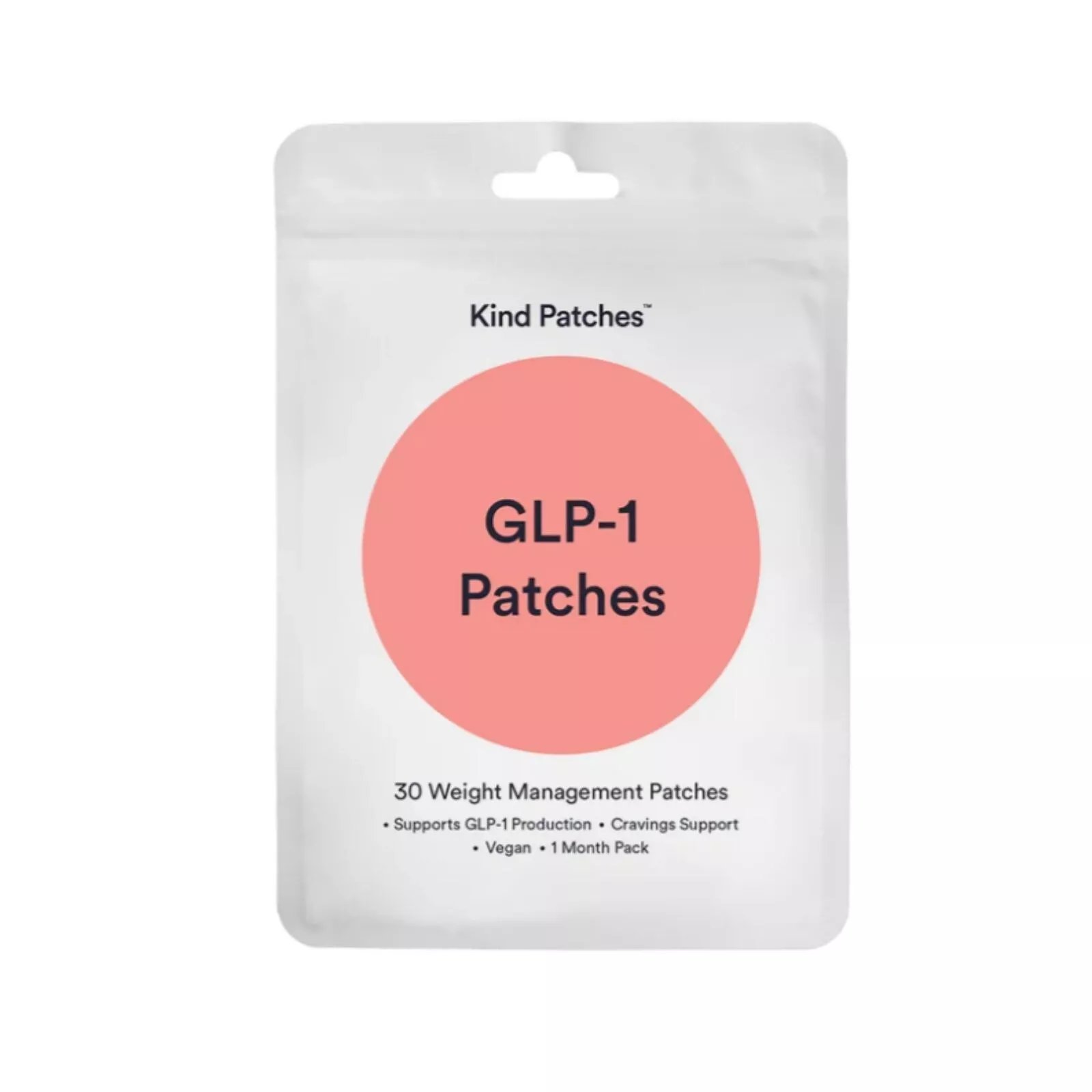 Kind GLP-1 Patches with Berberine, Chromium & Vitamin B - 8-Hour Transdermal Formula for Support & Wellness