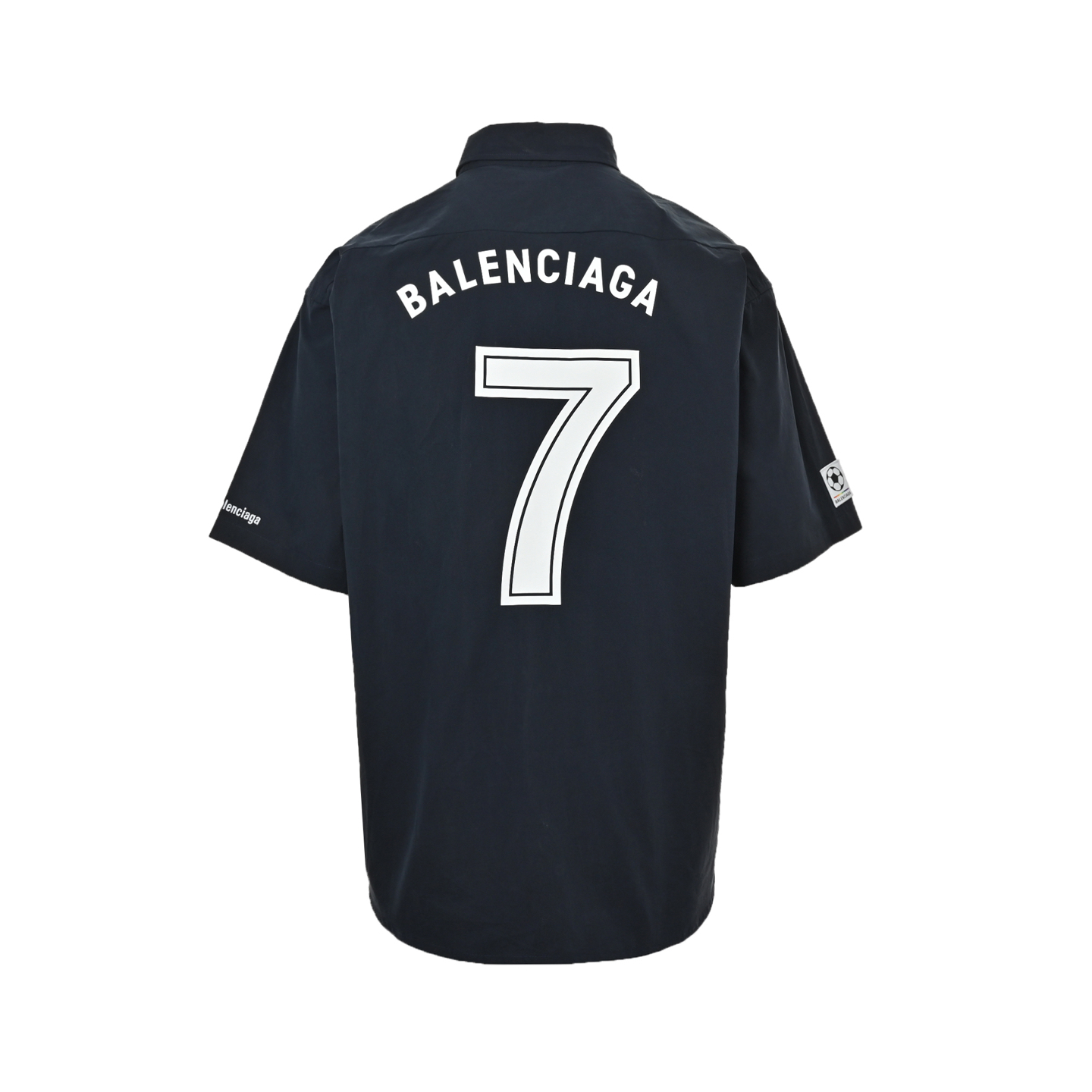 Balenciaga 25ss Manchester United Football No. 7 Short Sleeve Shirt