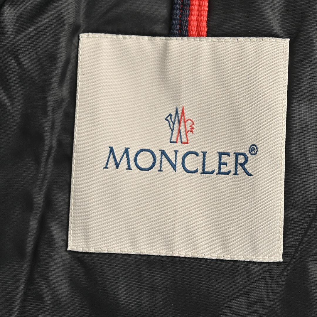 Moncler Marrionnier fox fur collar long down jacket