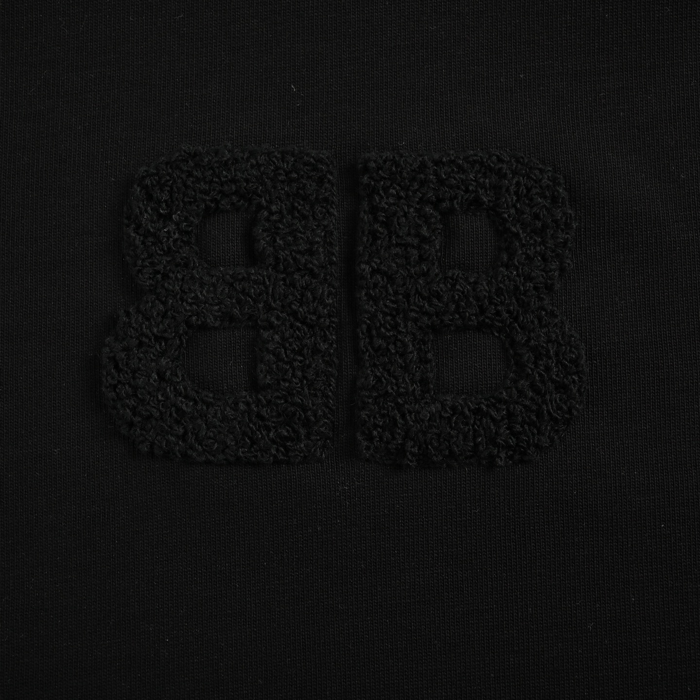 Balenciaga 25ss Double B Towel Embroidered Short Sleeves