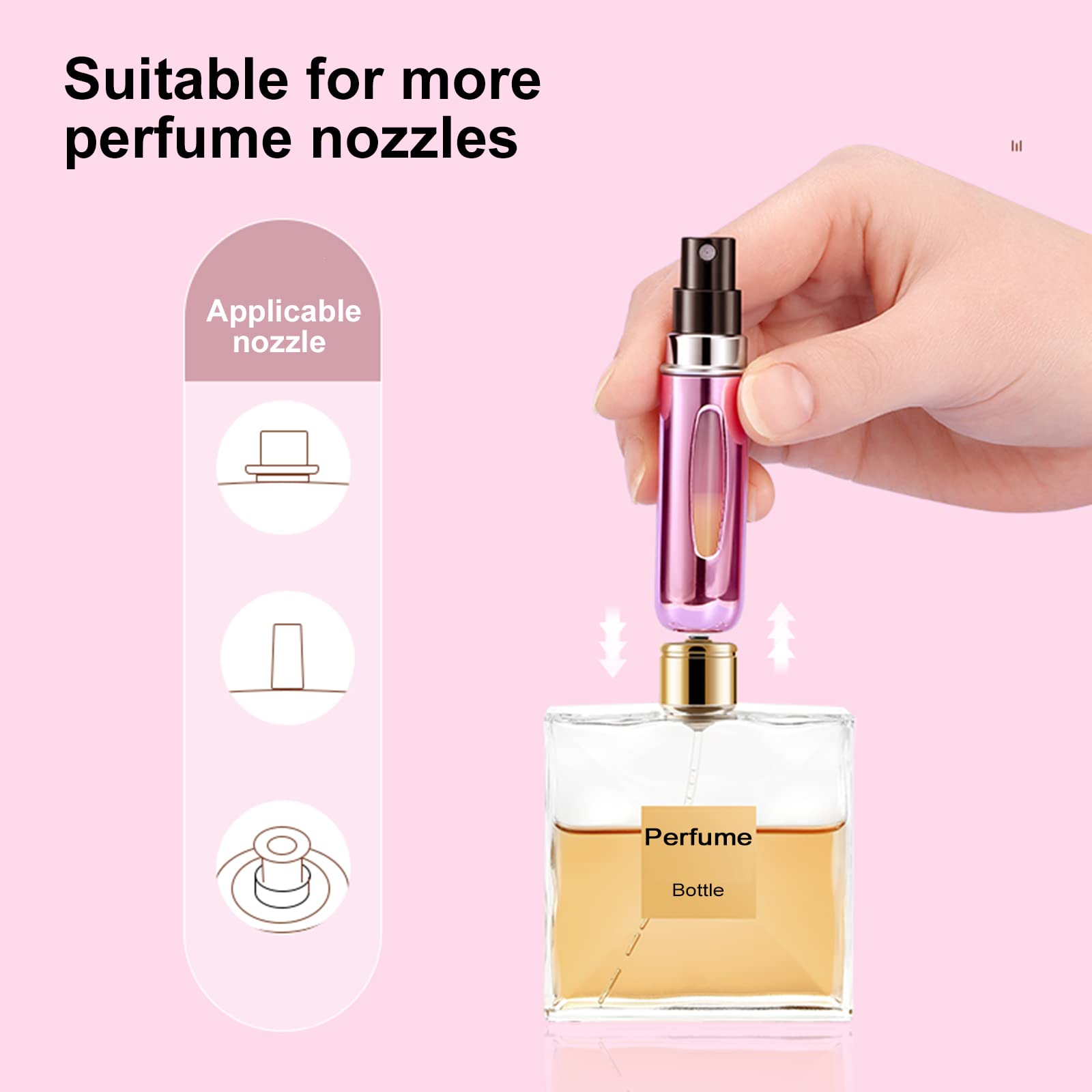🔥Mother's Day Sale-[SAVE 50% OFF]--Refillable Perfume Atomizer--BUY 5 GET 5 FREE & FREE SHIPPING!
