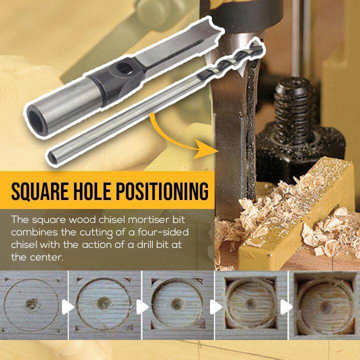 🔥Independence Day Promotion-[SAVE 50% OFF] (Set Of 4 SIZE)Square Wood Chisel-BUY 2 SETS GET 10% OFF & FREE SHIPPING