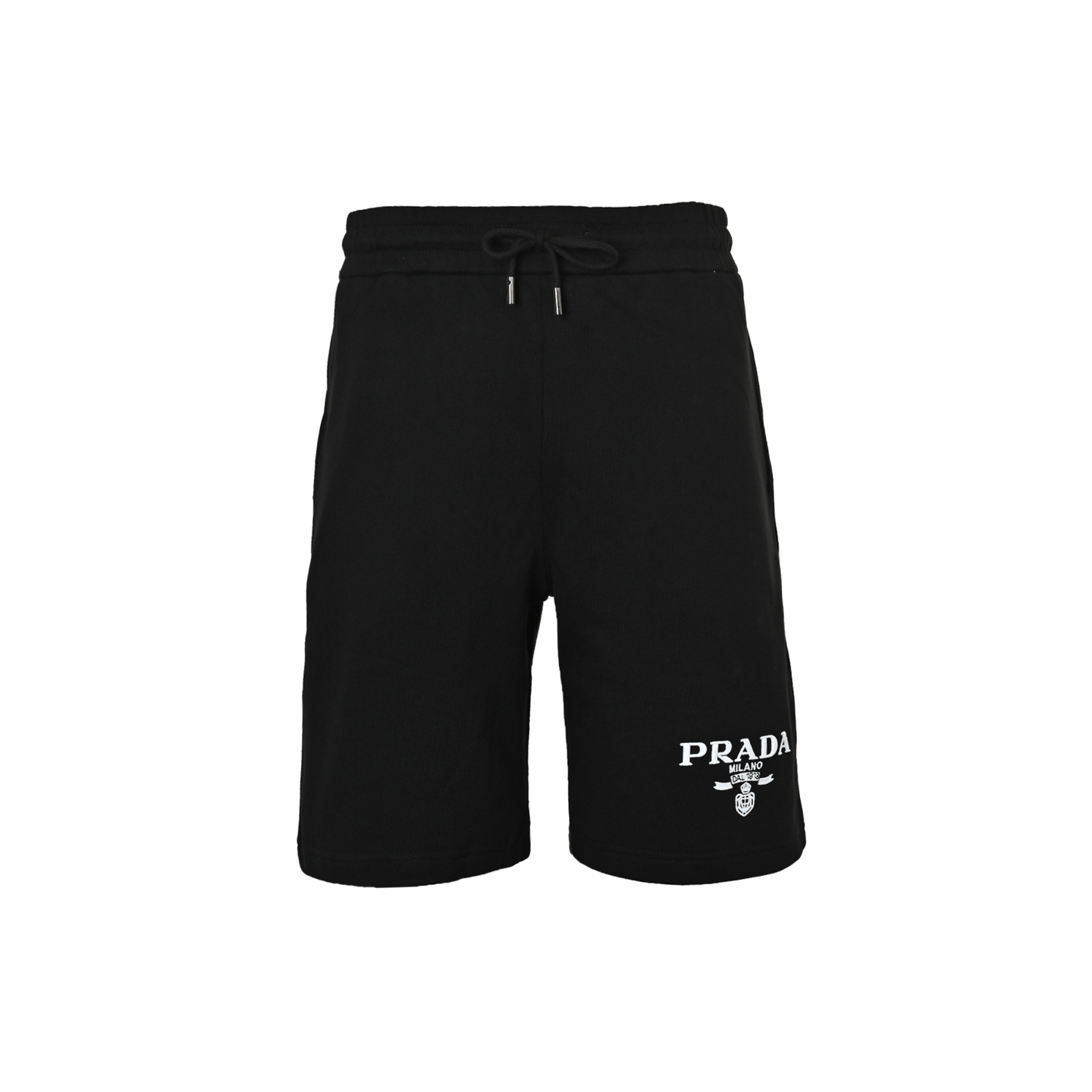 Prada Logo Embroidered Back Pocket Metal Triangle Shorts