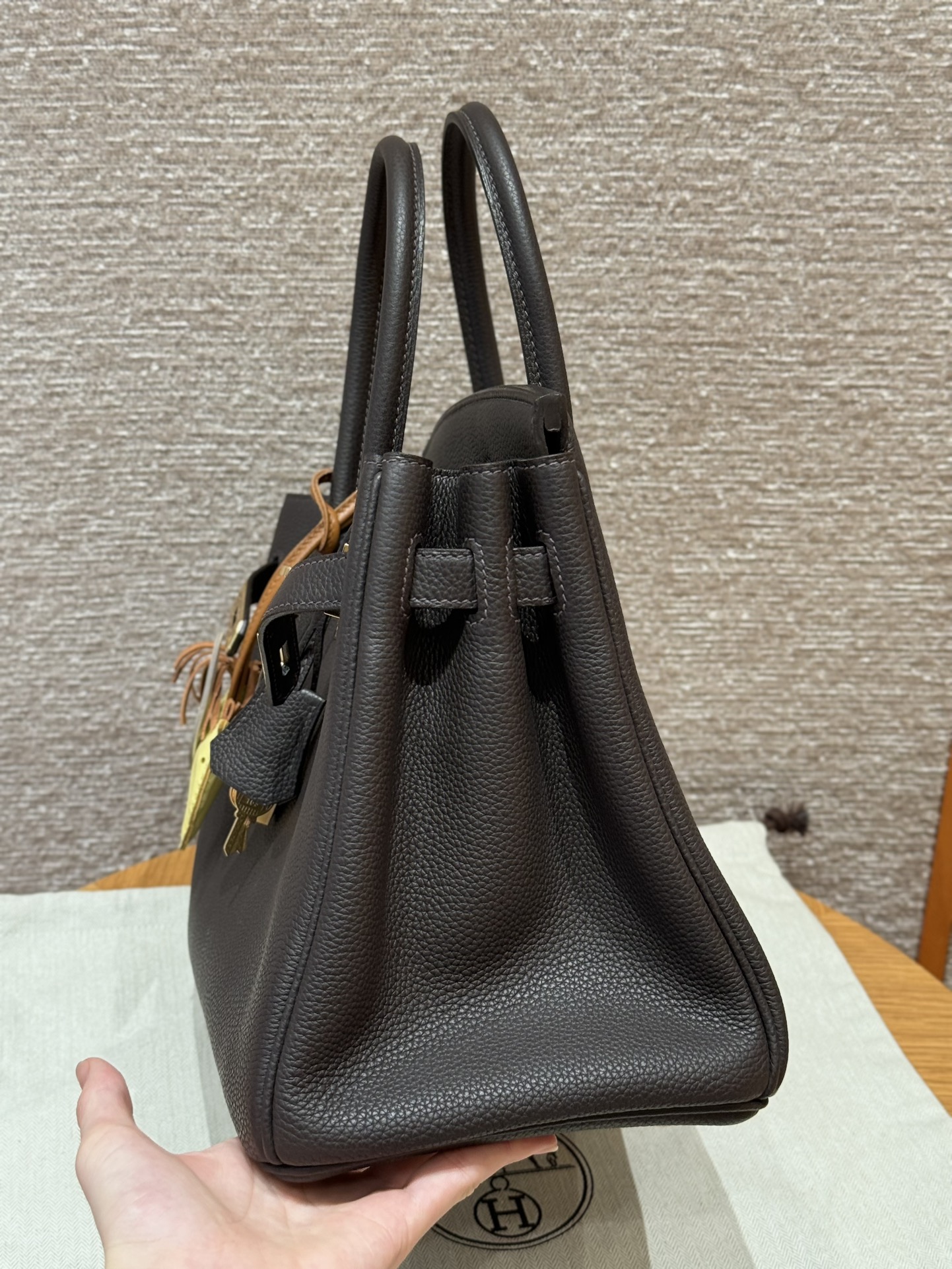 Hermès Birkin 46Ebene (Handmade to order)