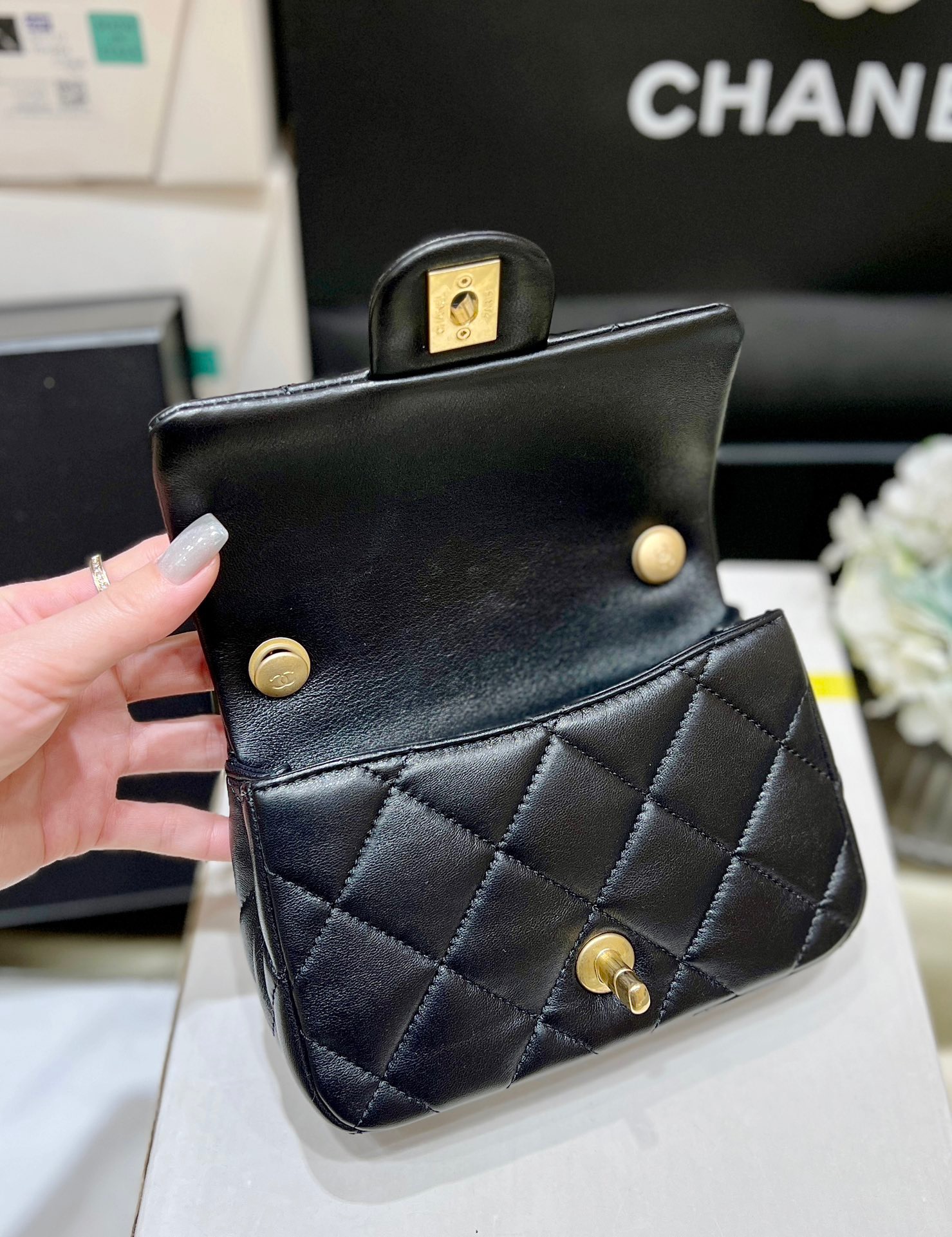 Chanel 24S Spring/Summer Collection Pearl Chain Bag AS4868