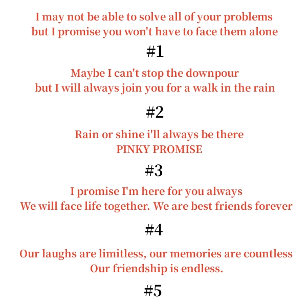I'll Be There Pinky Promise-Personalized Custom Plaque