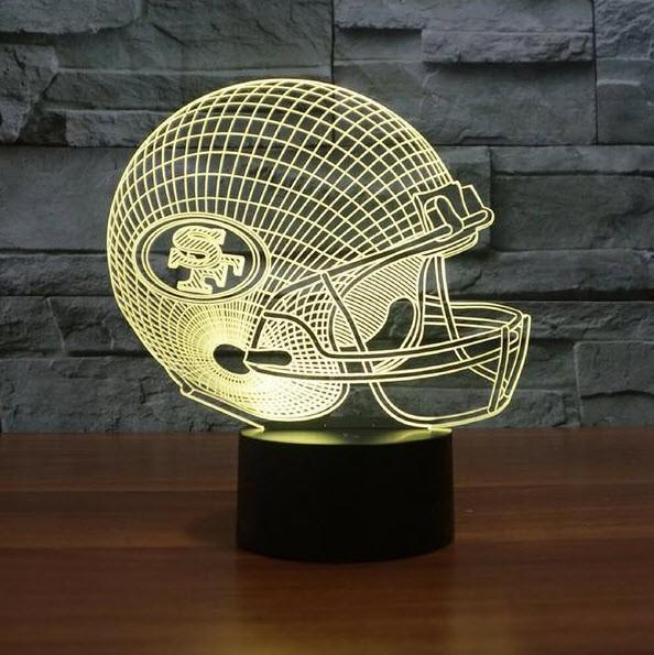 SAN FRANCISCO 49ERS 3D LED LIGHT LAMP