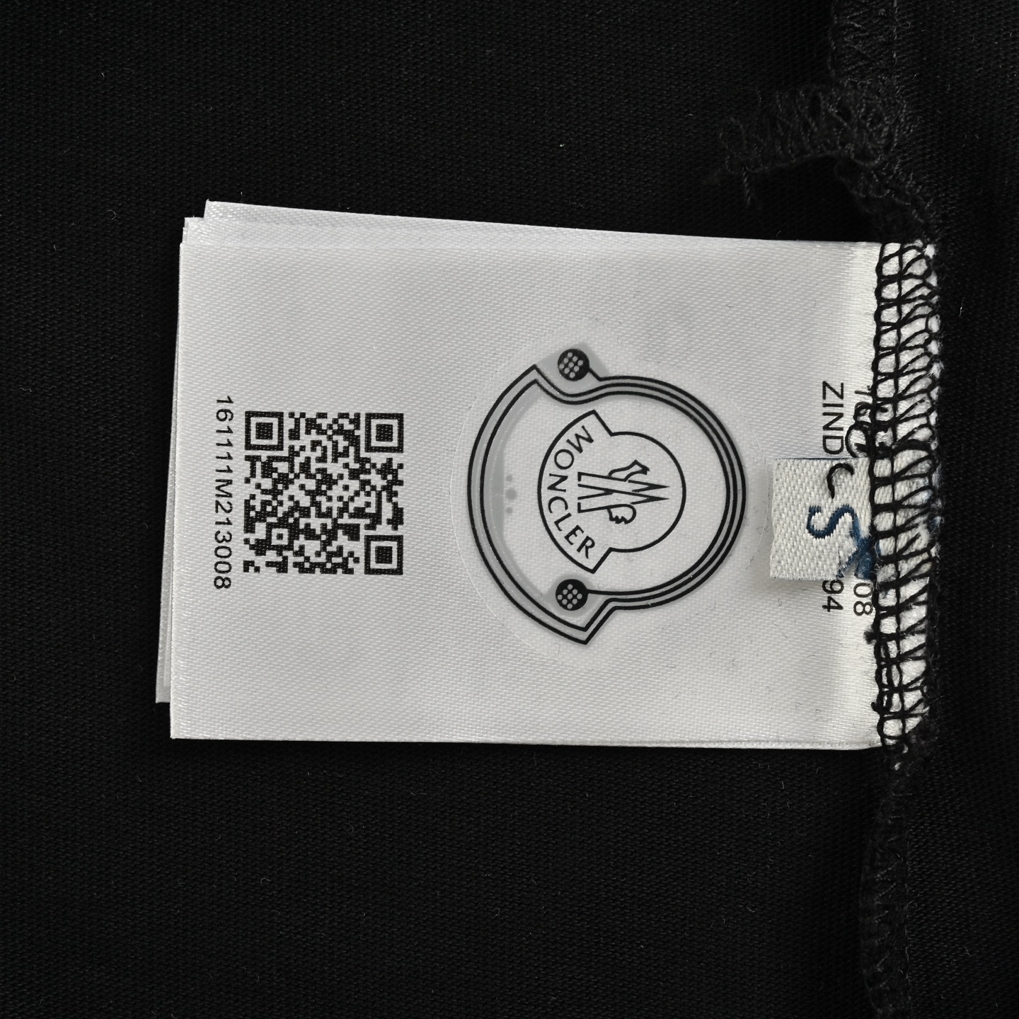 Moncler 25ss flocked logo laser printed short sleeves