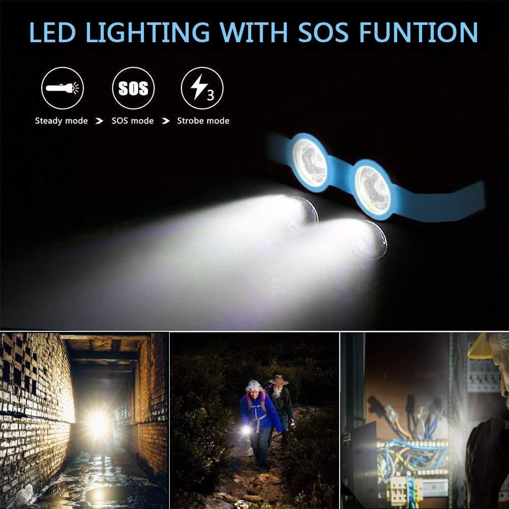 YELOMIN Solar Charger, 38800mAh Portable Solar Power Bank, Waterproof Battery Pack for Outdoor Activities, Camping External Backup Power Charger Dual USB 5V Outputs/LED Flashlights