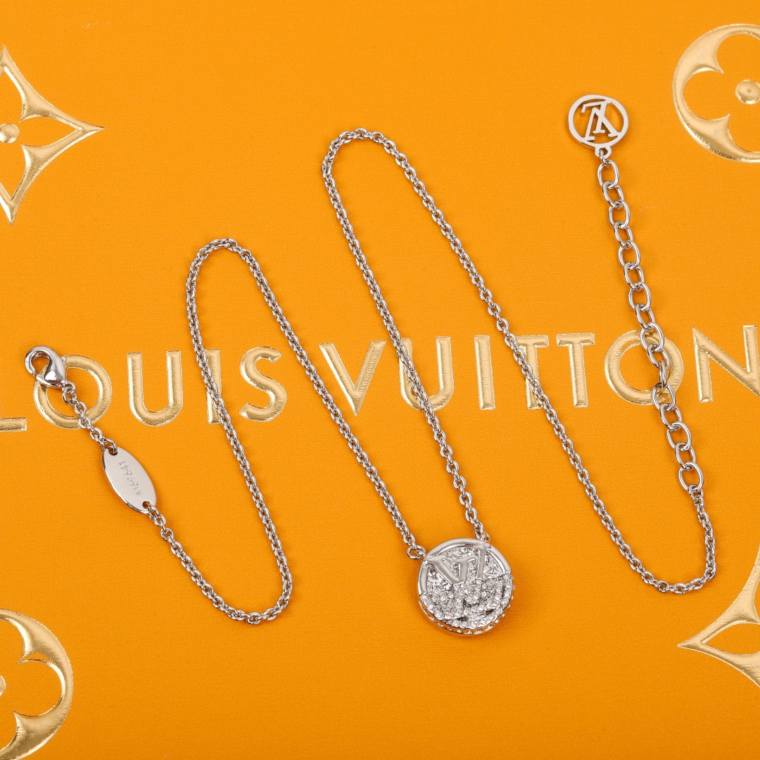 Louis Vuitton diamond necklace