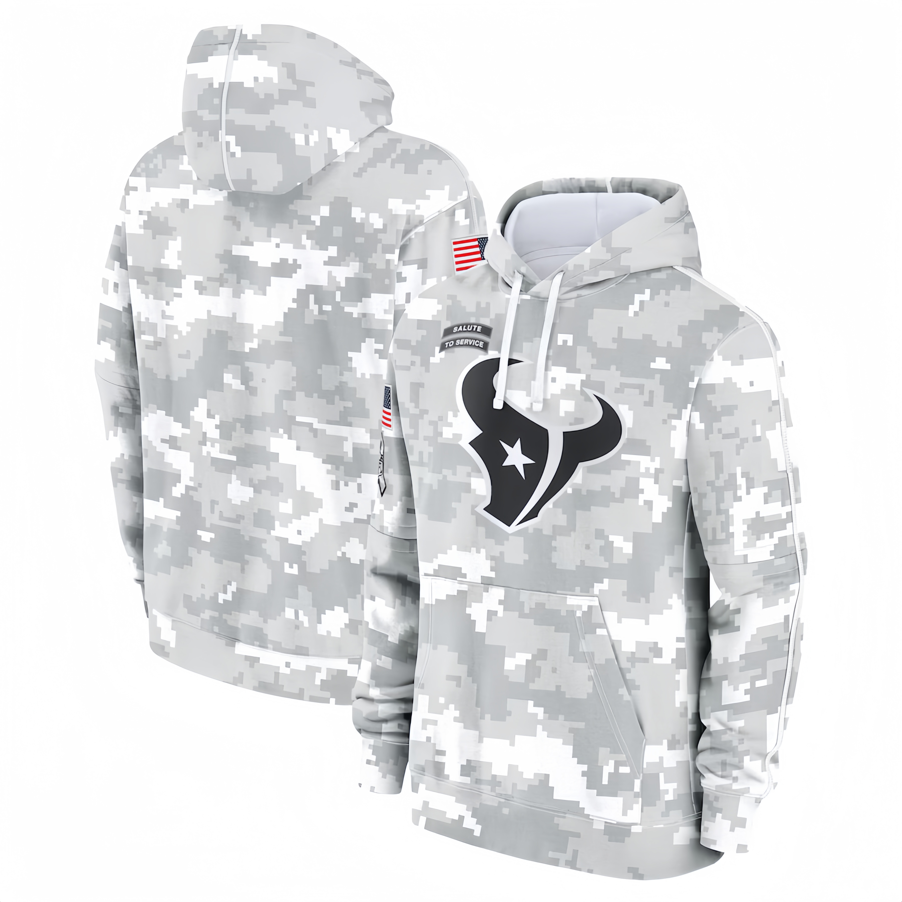 HOUSTON TEXANS HEAVYWEIGHT HOODIE VETERAN01