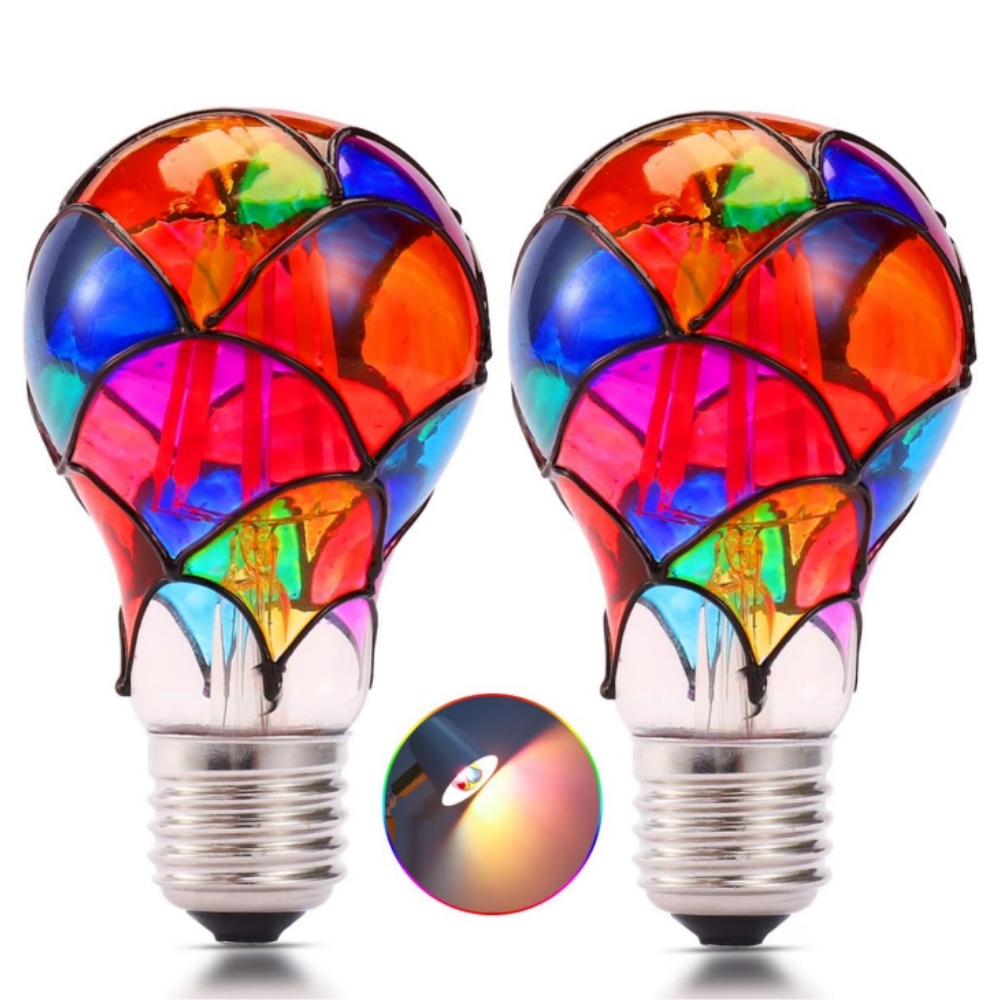 🔥ON SALE🔥Stained Glass LED Light Bulb