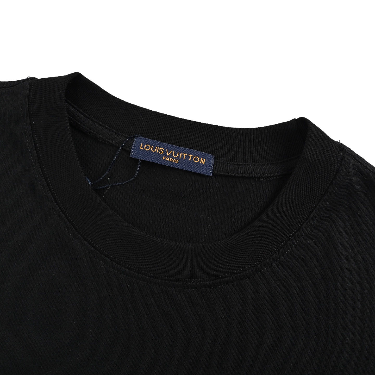 Louis Vuitton 25ss chain lettering embroidered short sleeve