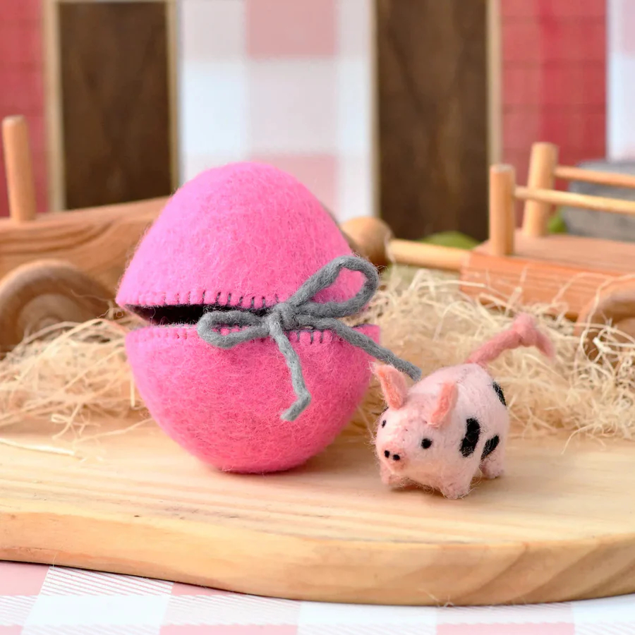 Handmade Felt Surprise Egg with Mini Animal For Easter,Mom's Day🔥Buy 3 Free Shipping