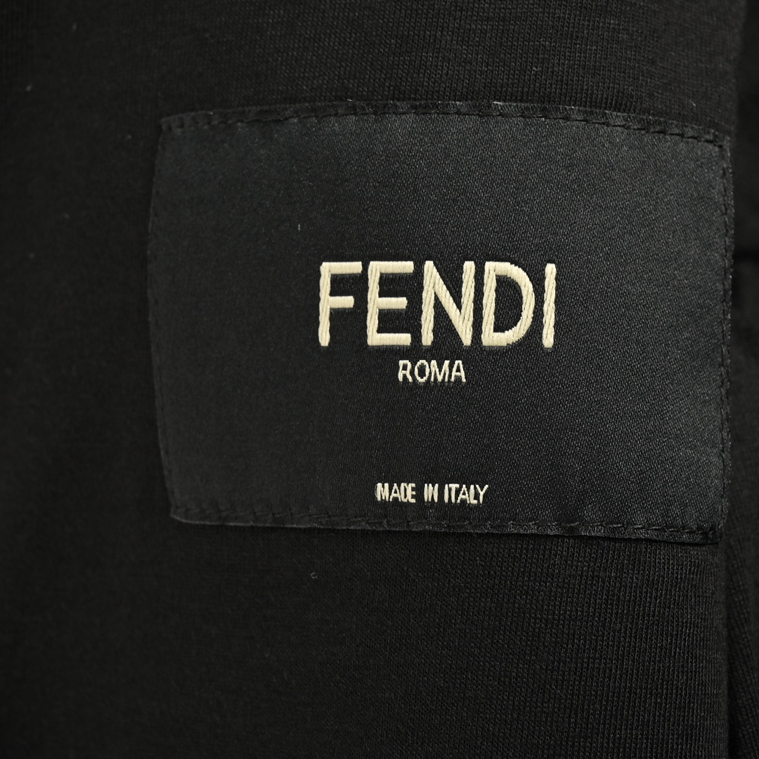 Fendi 24Fw FF all-over flocked hooded jacket