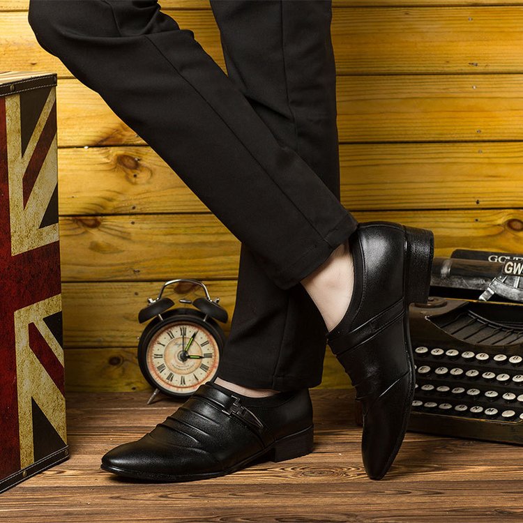 Men's Business Breathable Leather Shoes (Free Shipping)