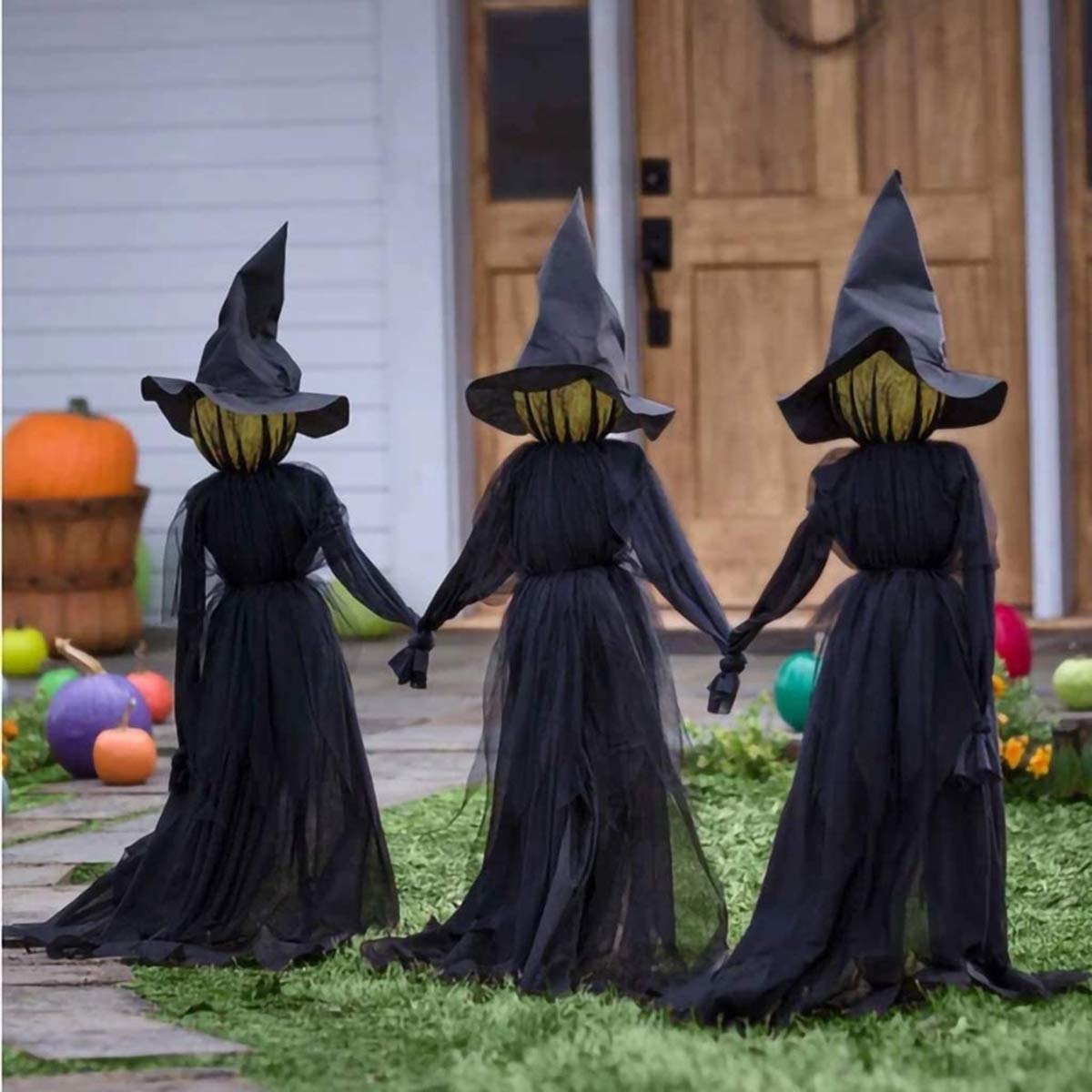 ✨Halloween Lighted Witches with Stakes🧙‍♀️