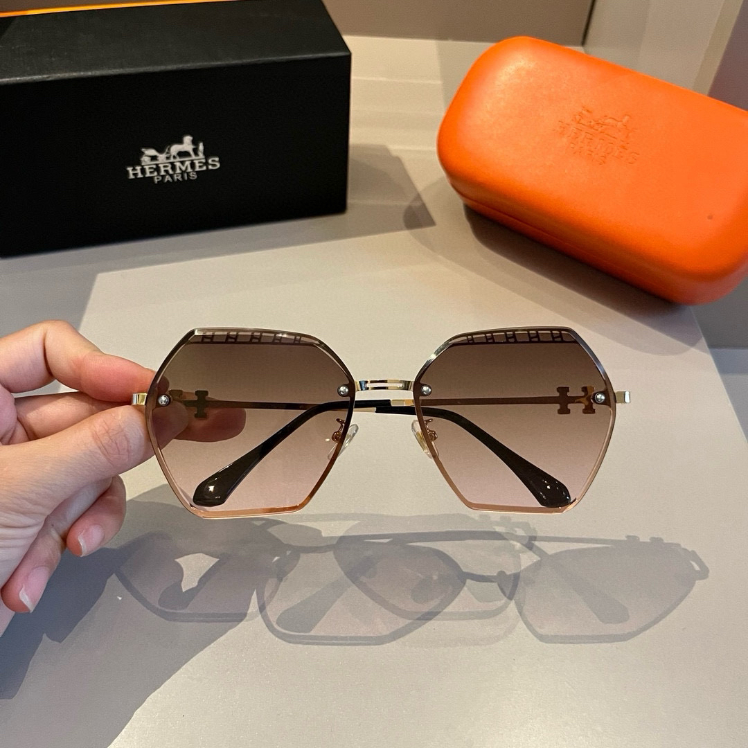 Hermes Square Frame Sunglasses