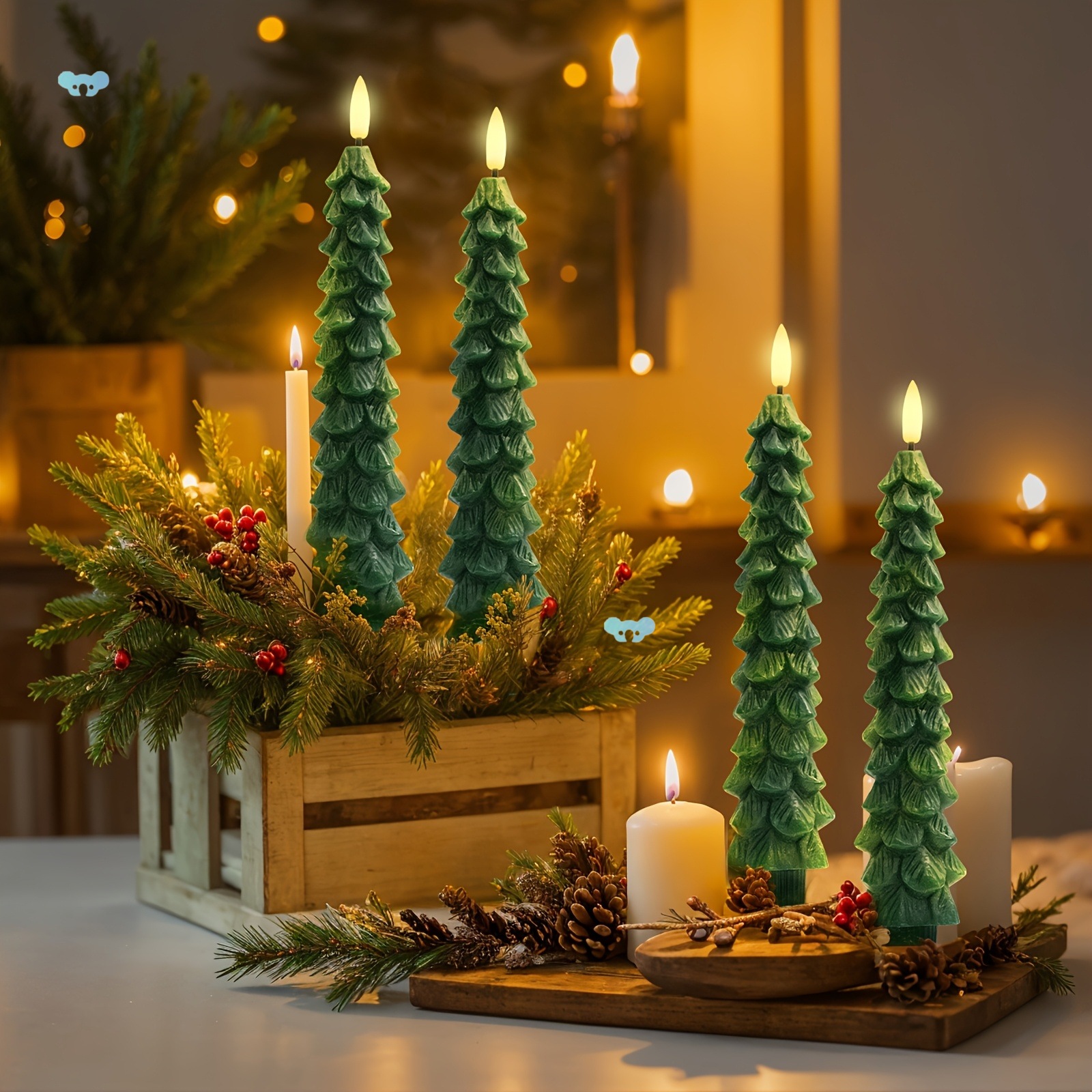 Christmas decoration - 🔥Christmas Tree Candles with Remote