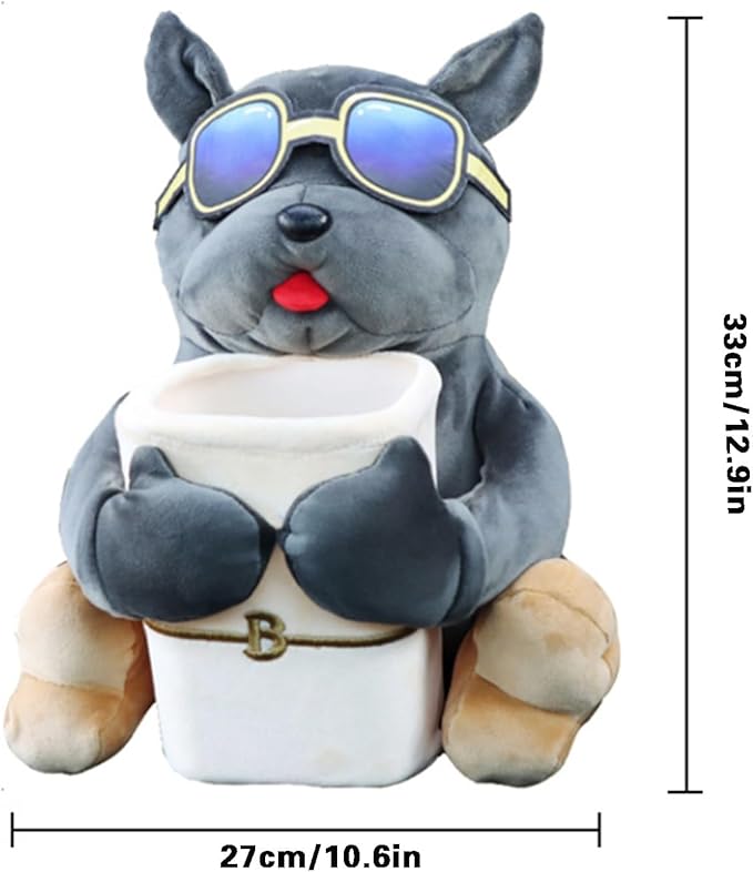 🐶🐼Cute multifunctional tissue box trash can animal dolls🔥 (Flash Sale - 50% Off)