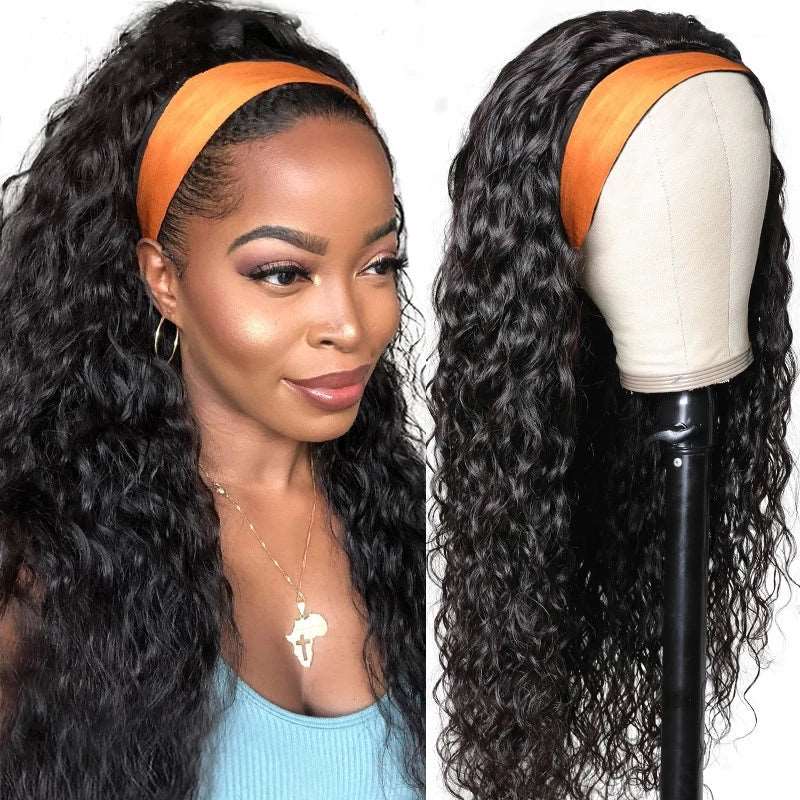 Luna 015 Headband Wig for Women | Free Random Style Headband