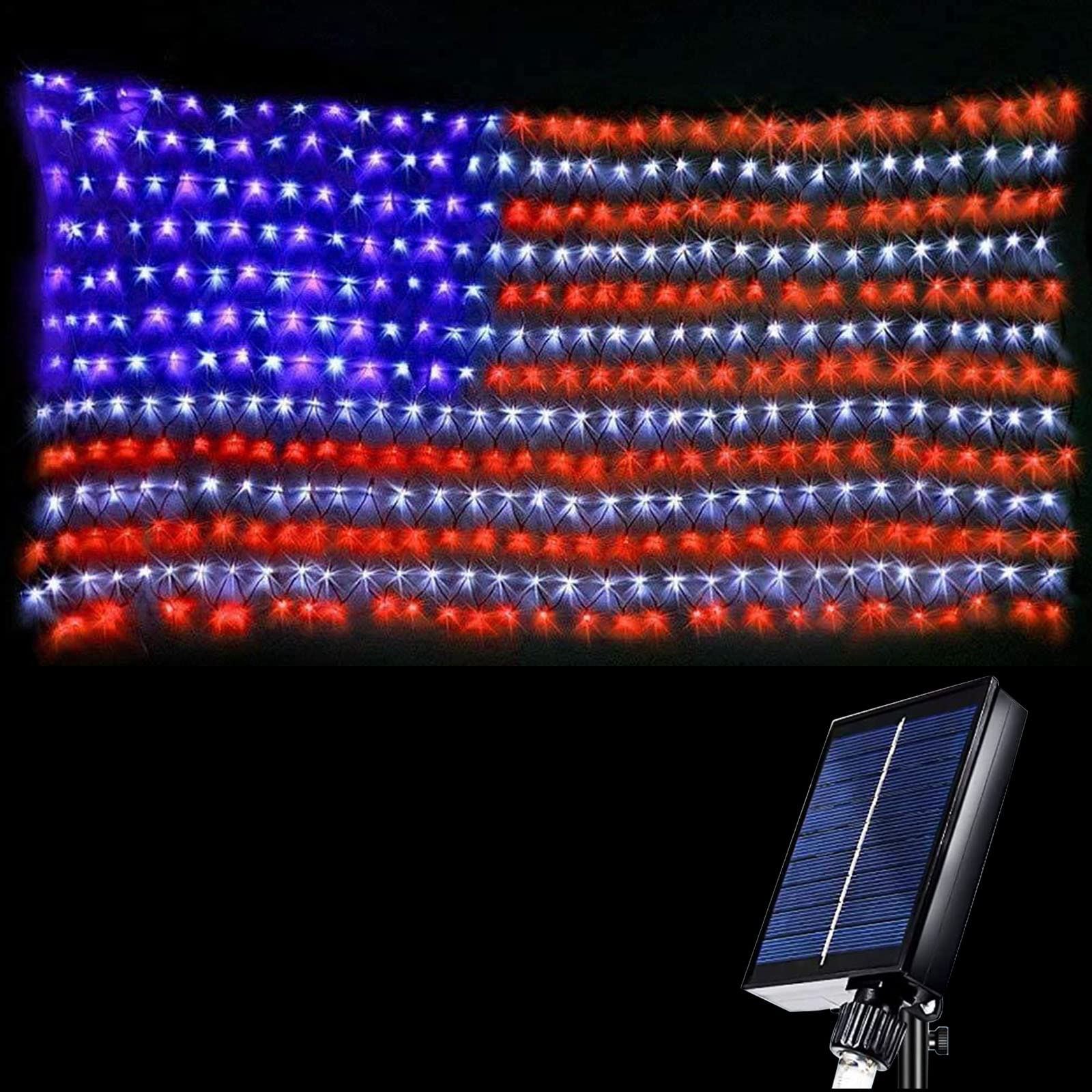 🔥Last Day 50% OFF🔥American FLAG 420 LED STRING lamp-Large American FLAG outdoor lamp