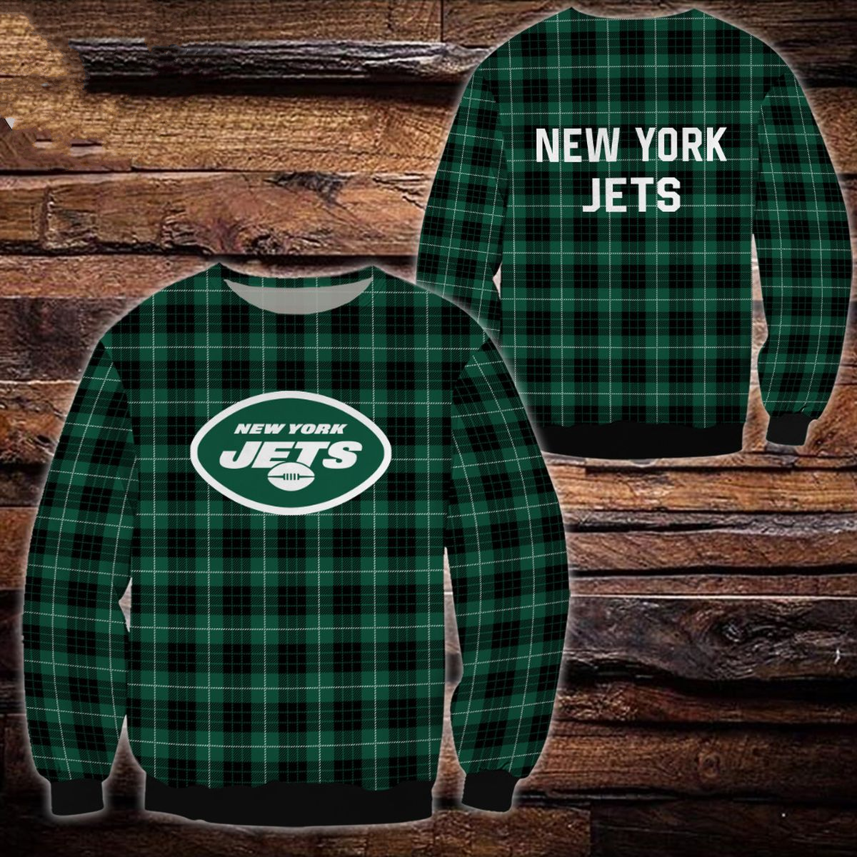 NEW YORK JETS 3D HOODIE SKULL113