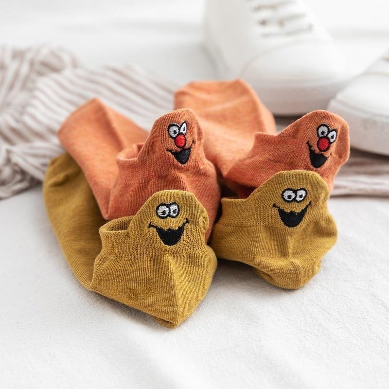 💥Mother's Day Early Sale--Embroidered Cartoon Women Socks--BUY 3 SETS GET 2 SETS FREE & FREE SHIPPING