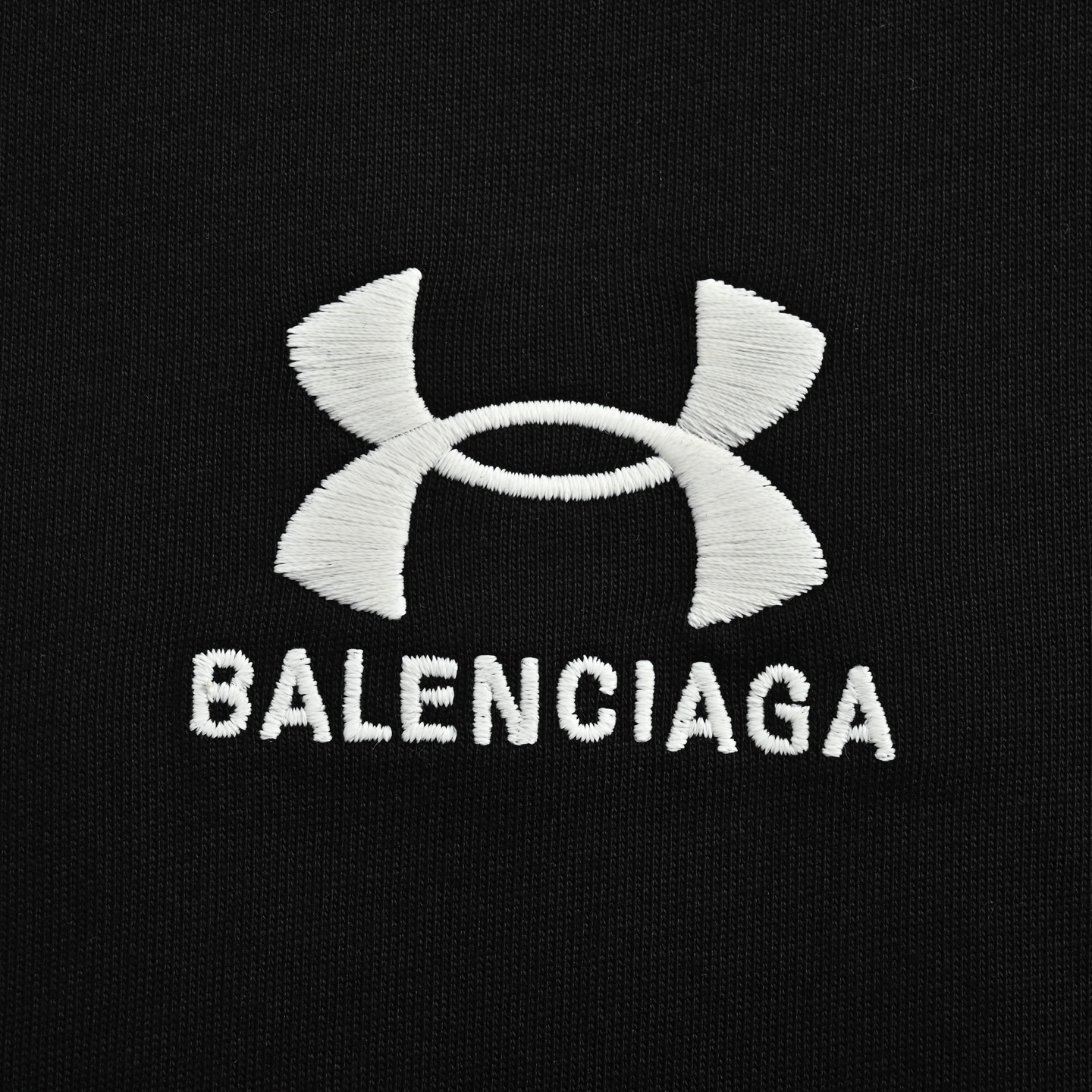 Balenciaga 24ss Under Armour joint embroidery logo short sleeves