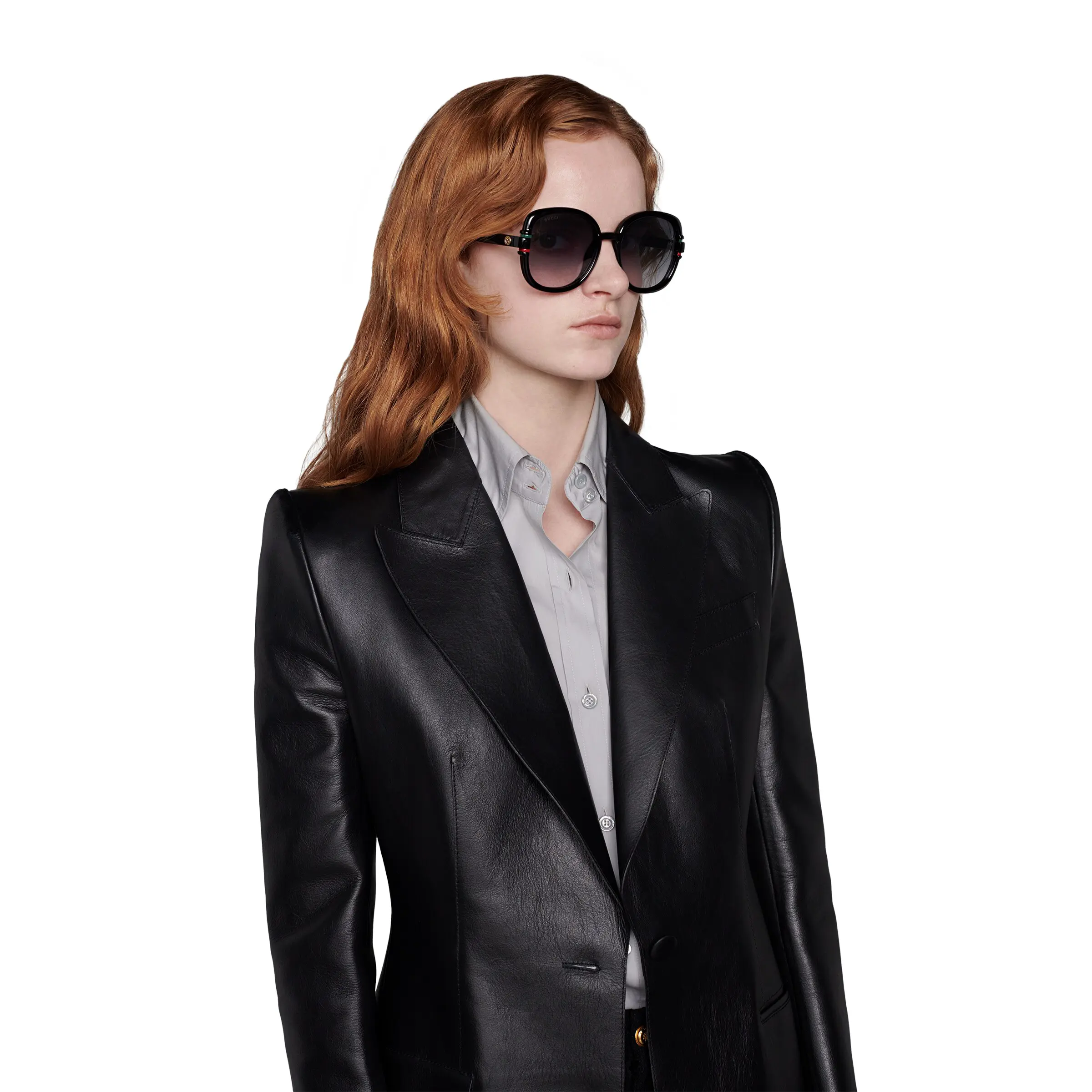 Gucci low bridge fitted sunglasses