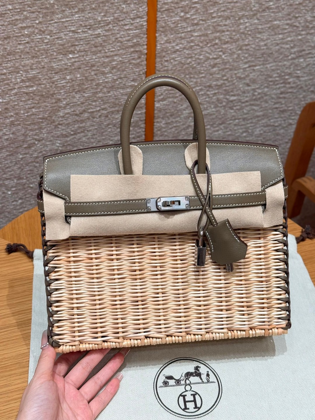 Hermès Birkin Picnic 18Etoupe (Handmade to order)