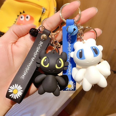 Night Fury and Lightning Fury keychain