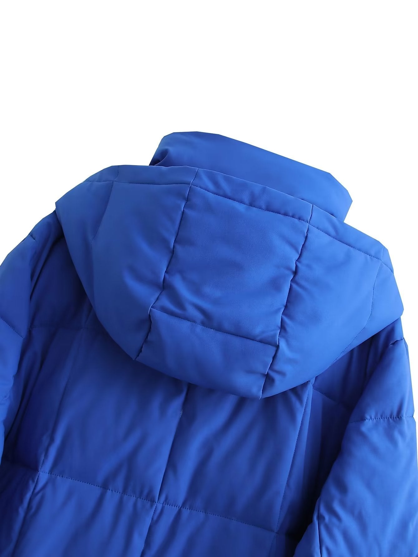 Winter Women Stand Collar Bread Coat Warm Detachable with Scarf Cotton Jacket Coat