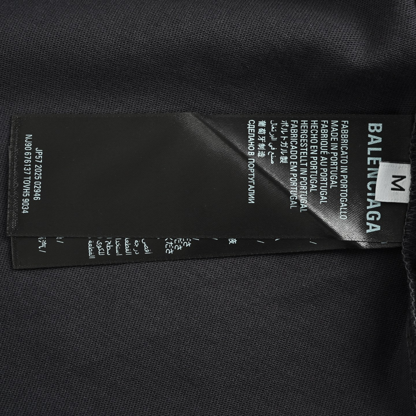 Balenciaga 25ss LION CLUB embroidered logo short sleeve
