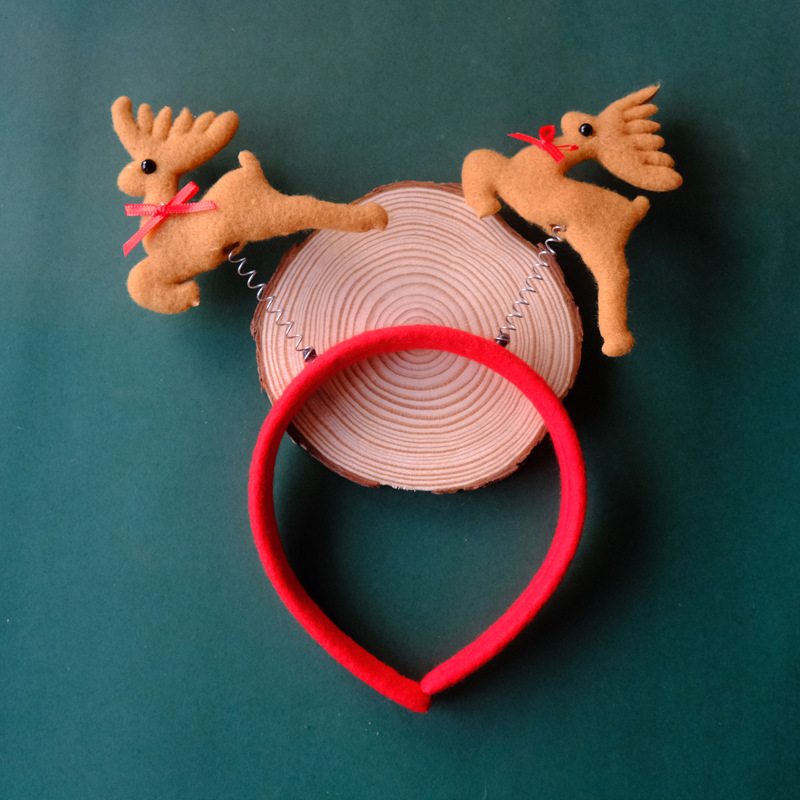 Christmas headband Christmas Headband Cartoon light up headband Christmas hairpin Christmas gift