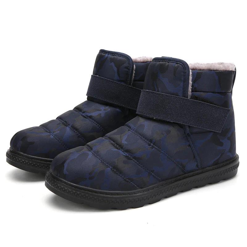 New Winter Canvas Waterproof Snow Boots