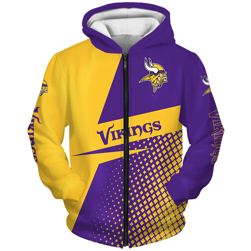 MINNESOTA VIKINGS 3D HOODIE MMVV002