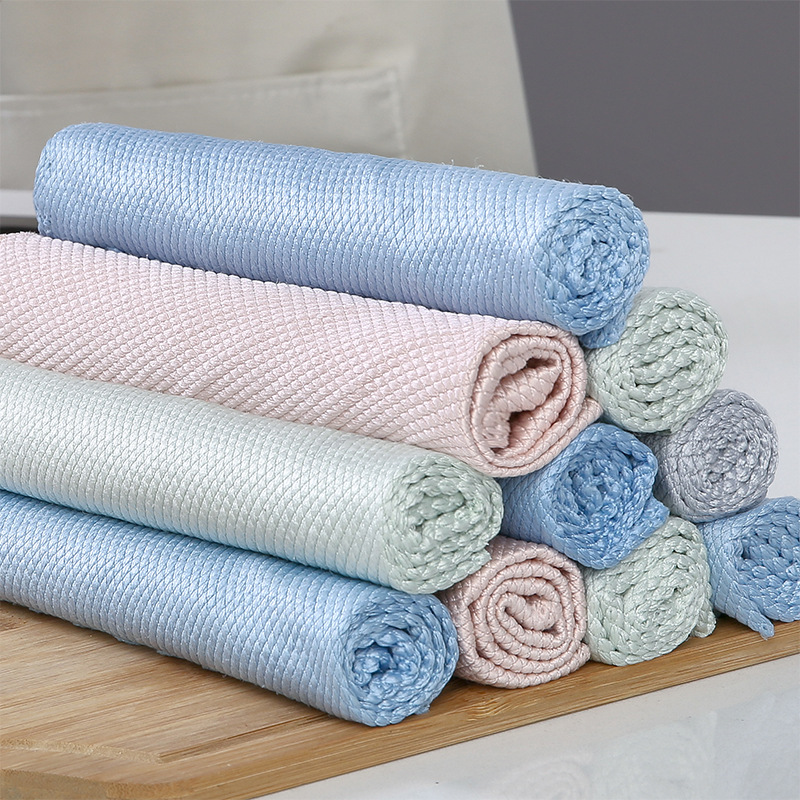 (🔥CLEARANCE SALE NOW-48% OFF)Fish Scale Microfiber Cleaning Cloth(BUY 5 GET 3 FREE & FREE SHIPPING)