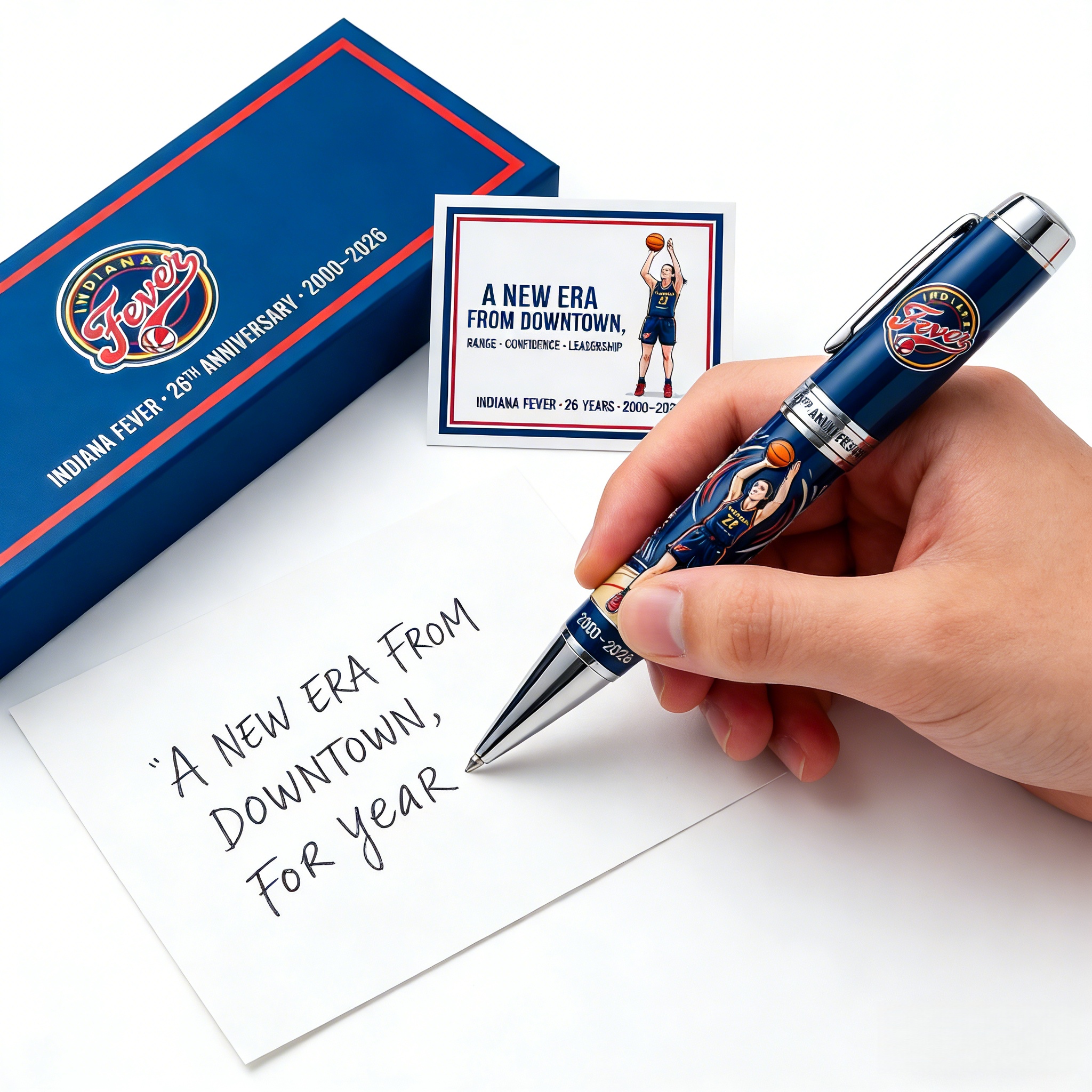 Indiana Fever 26th Anniversary Commemorative Pen