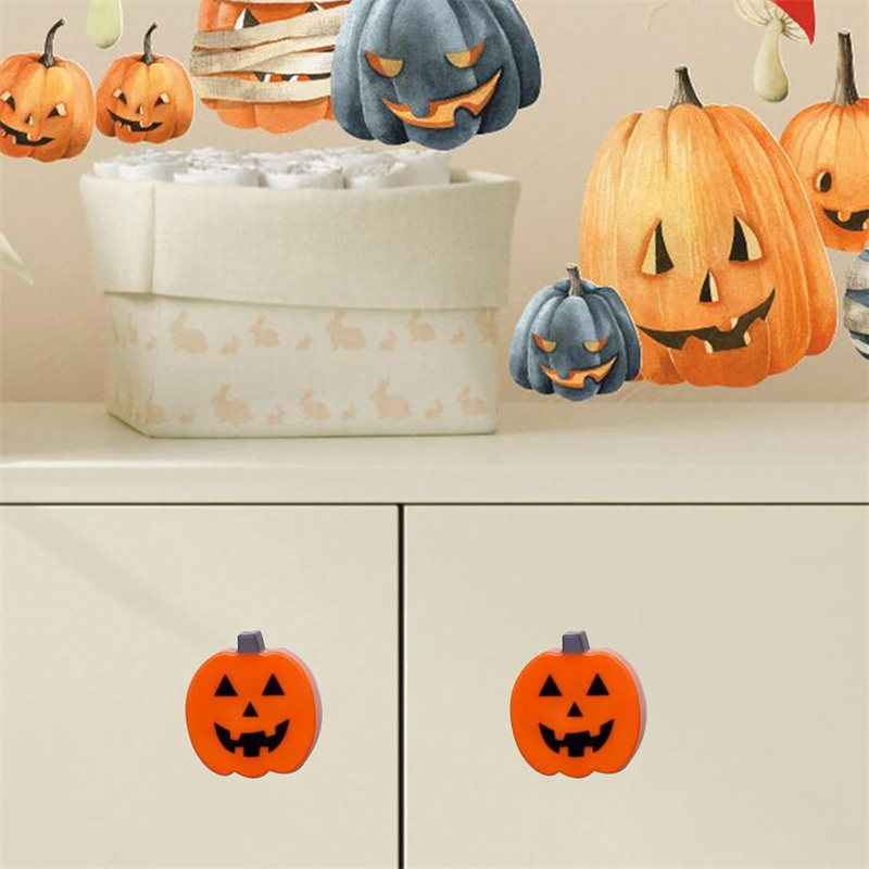 🎃Early Halloween Sale👻Set of 12 pcs Halloween Pumpkin Knob Button Cover-Buy 3 Sets Free Shipping