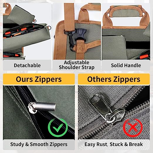 (🔥Last Day Promotion-SAVE 50% OFF)🔨Tool Roll Bag Organizers🔥BUY 2 GET FREE SHIPPING