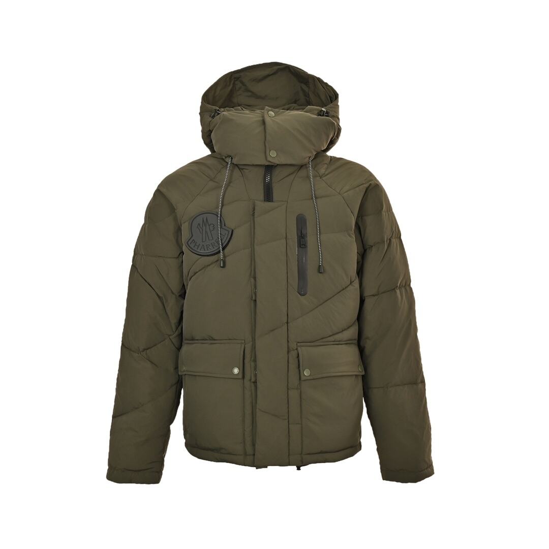 Moncler 23Fw Pharrell co-branded nylon waterproof hooded down jacket
