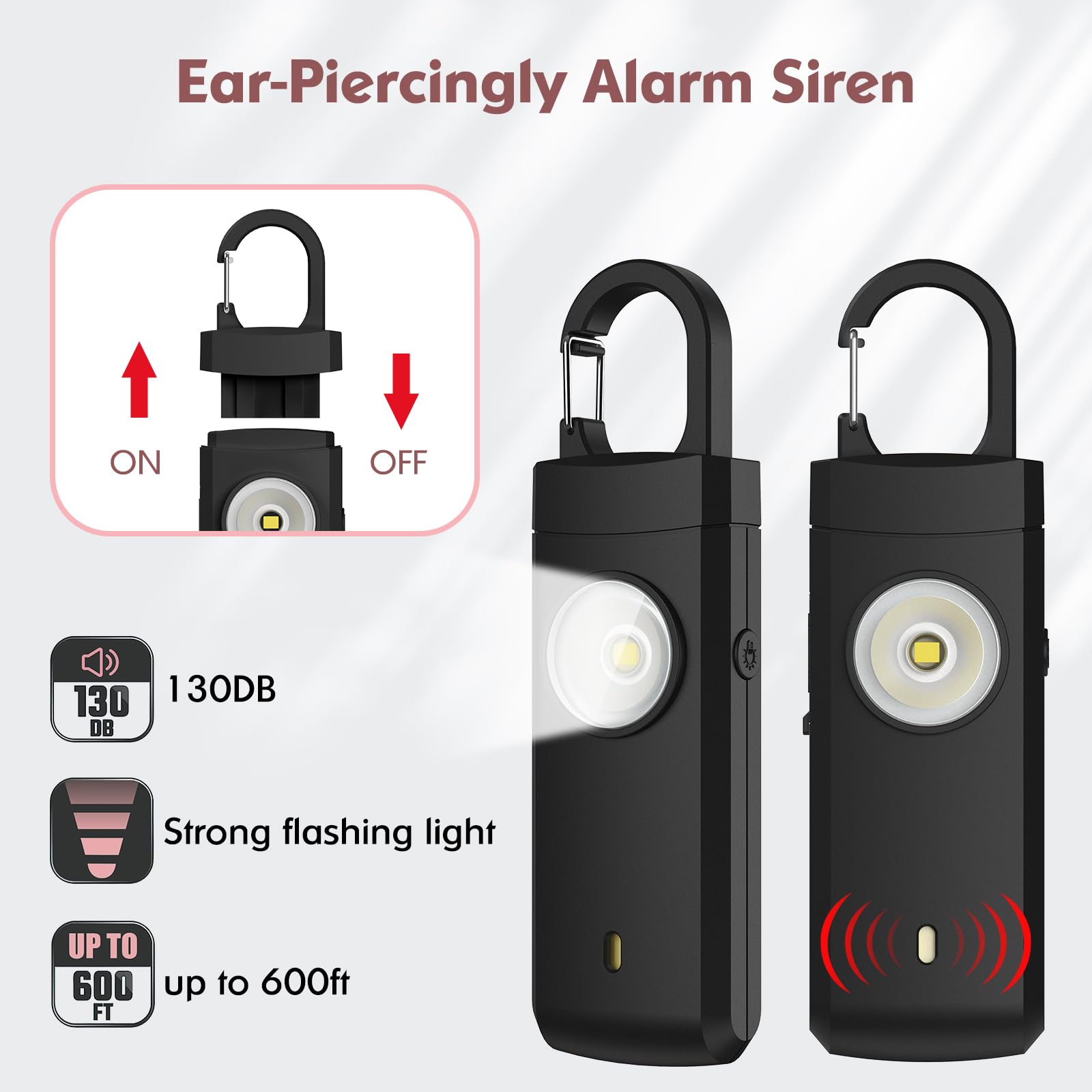 Rechargeable Personal Safety Alarm – Designed by Women, for Women