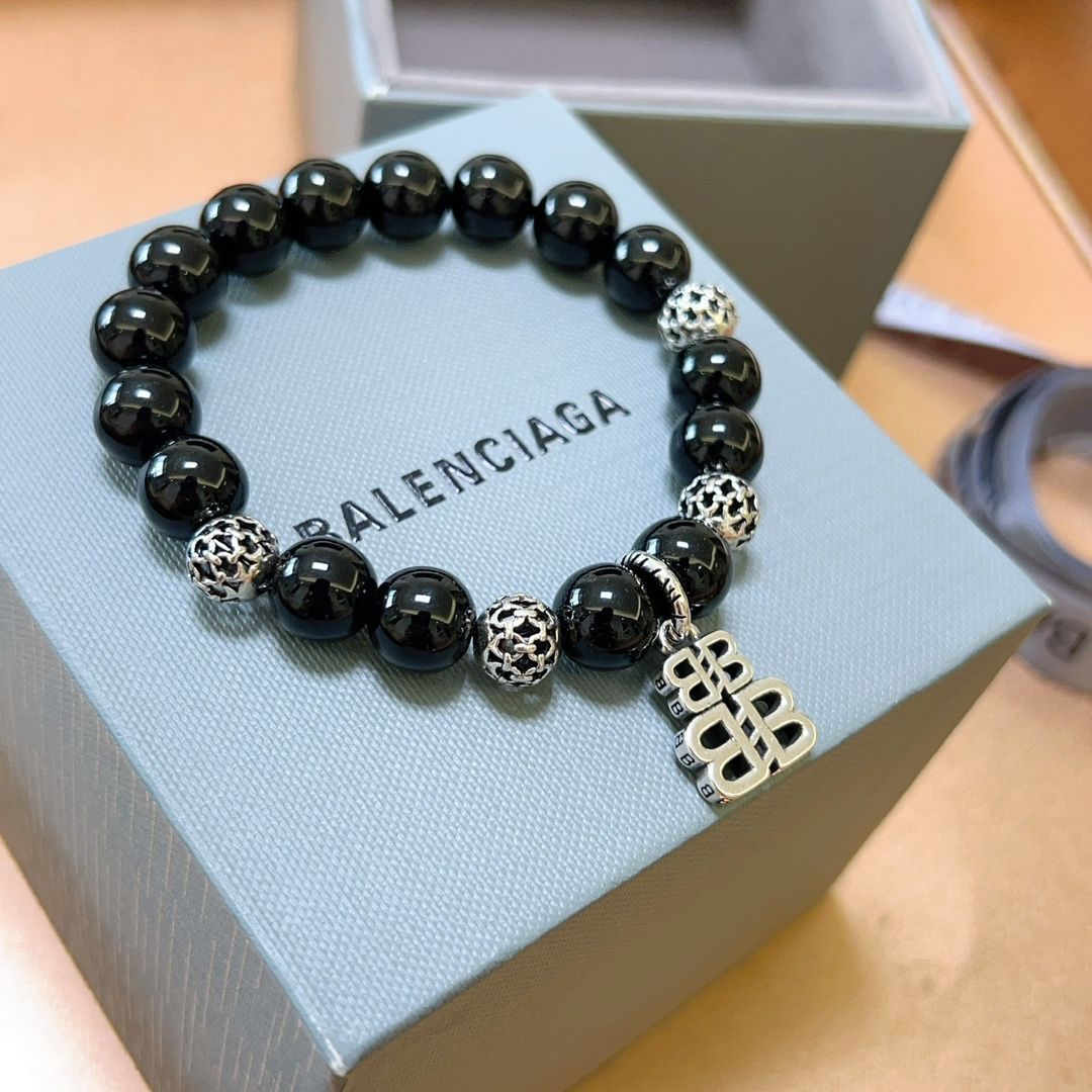 Balenciaga Obsidian Thai Silver Style Bracelet