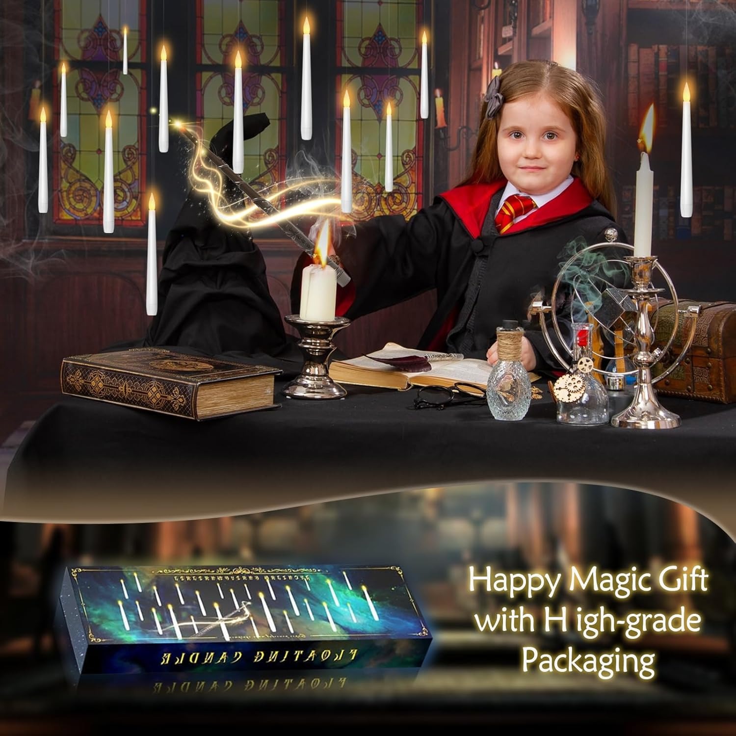 ✨Flash Sale✨Flameless Floating Candles with Wand