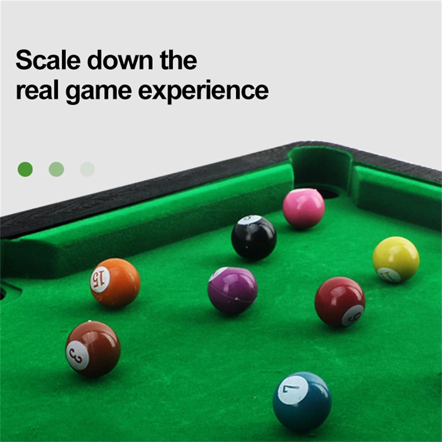 🔥49% OFF🔥Premium Tabletop Billiards Mini Snooker Game Set