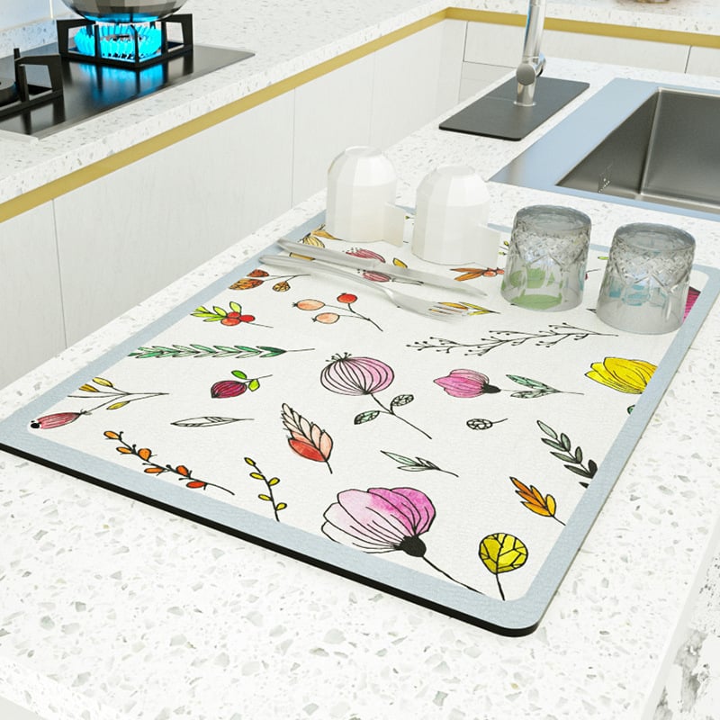 (48% OFF) Multi-purpose Kitchen Drying Mat