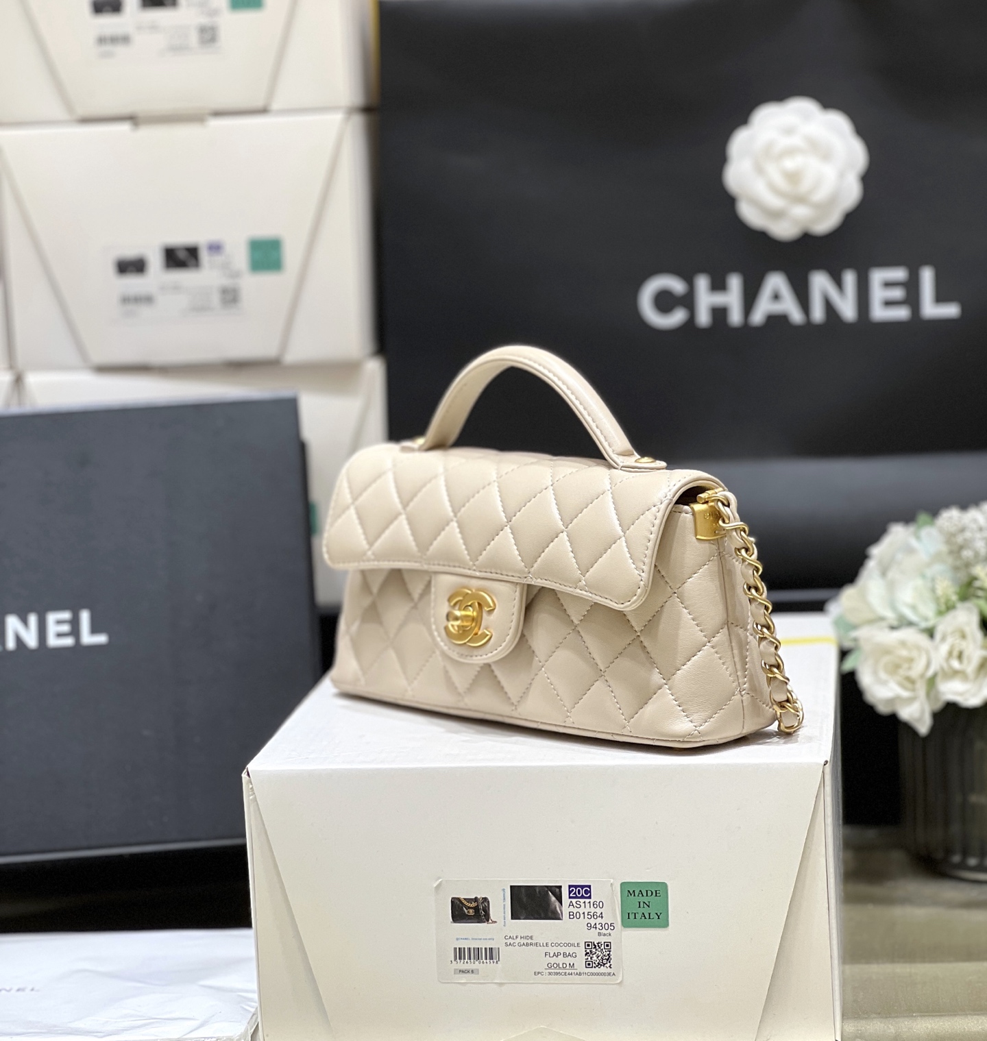 Chanel 25P Spring/Summer Preview Series Horizontal Kelly Handle Bag AS5354 00118